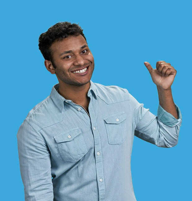 A smiling dental implant patient of Viva Dental Group Orangeville