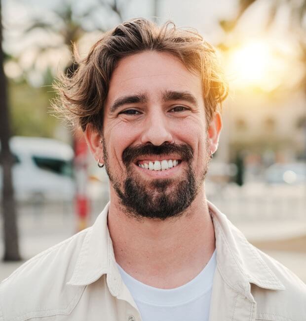 Smiling male patient of Viva Dental Group Orangeville